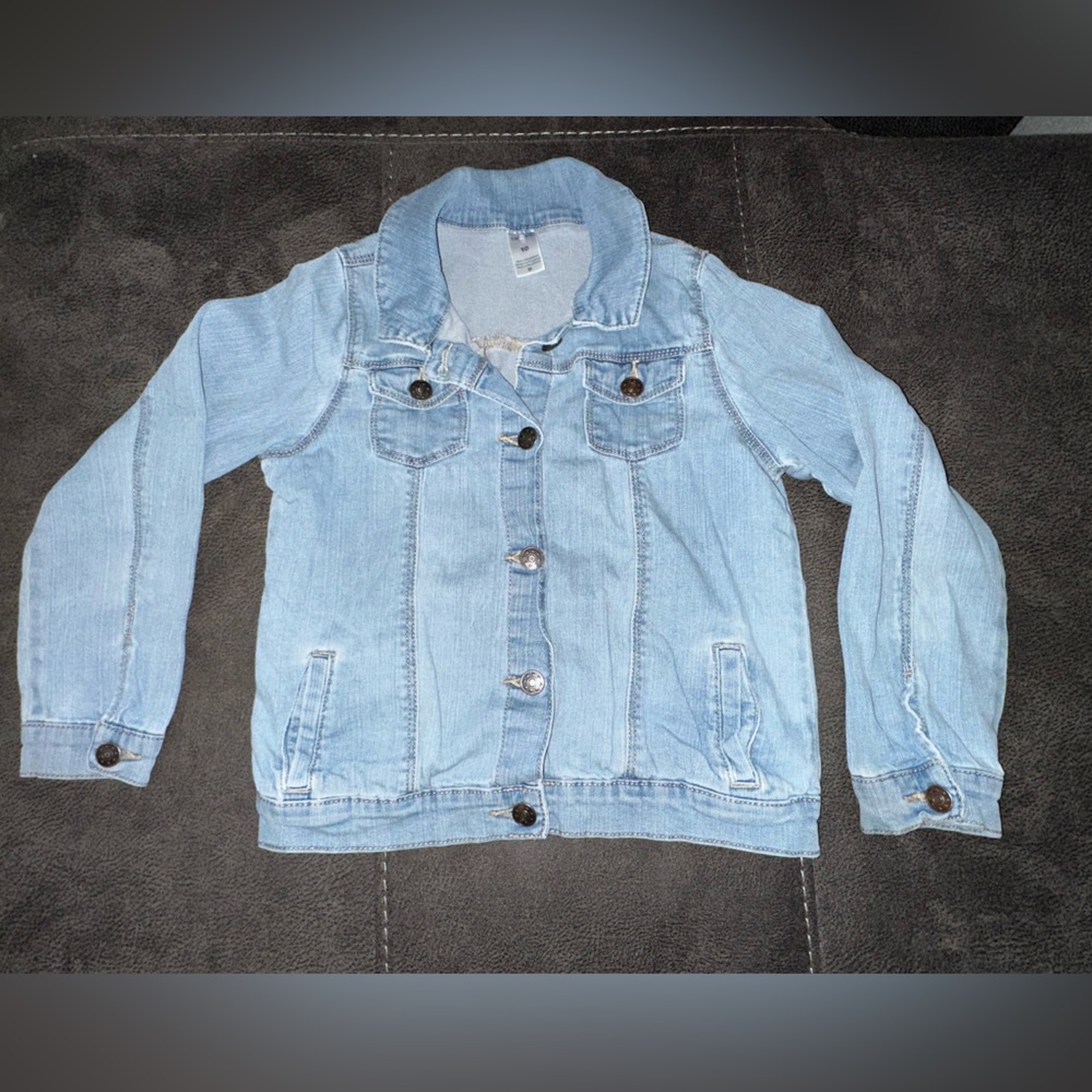Kids Light Blue Denim Jacket - Picture 3 of 4